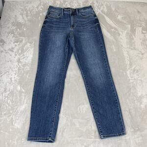 Judy Blue‎ Jeans Womens 28 Blue Denim Slim Fit Stretch High Rise Preppy Comfort